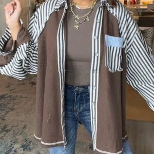 POL Nautical Shacket